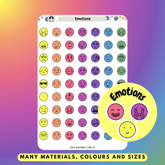 Emotion Mood Planner Stickers