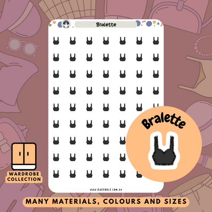 Bralette Top Planner Stickers