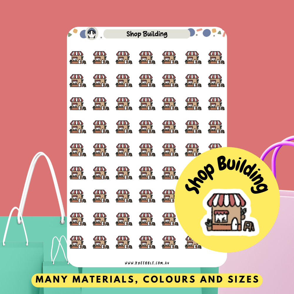 Shop Building Planner Stickers