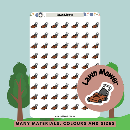 Lawn Mower Planner Stickers