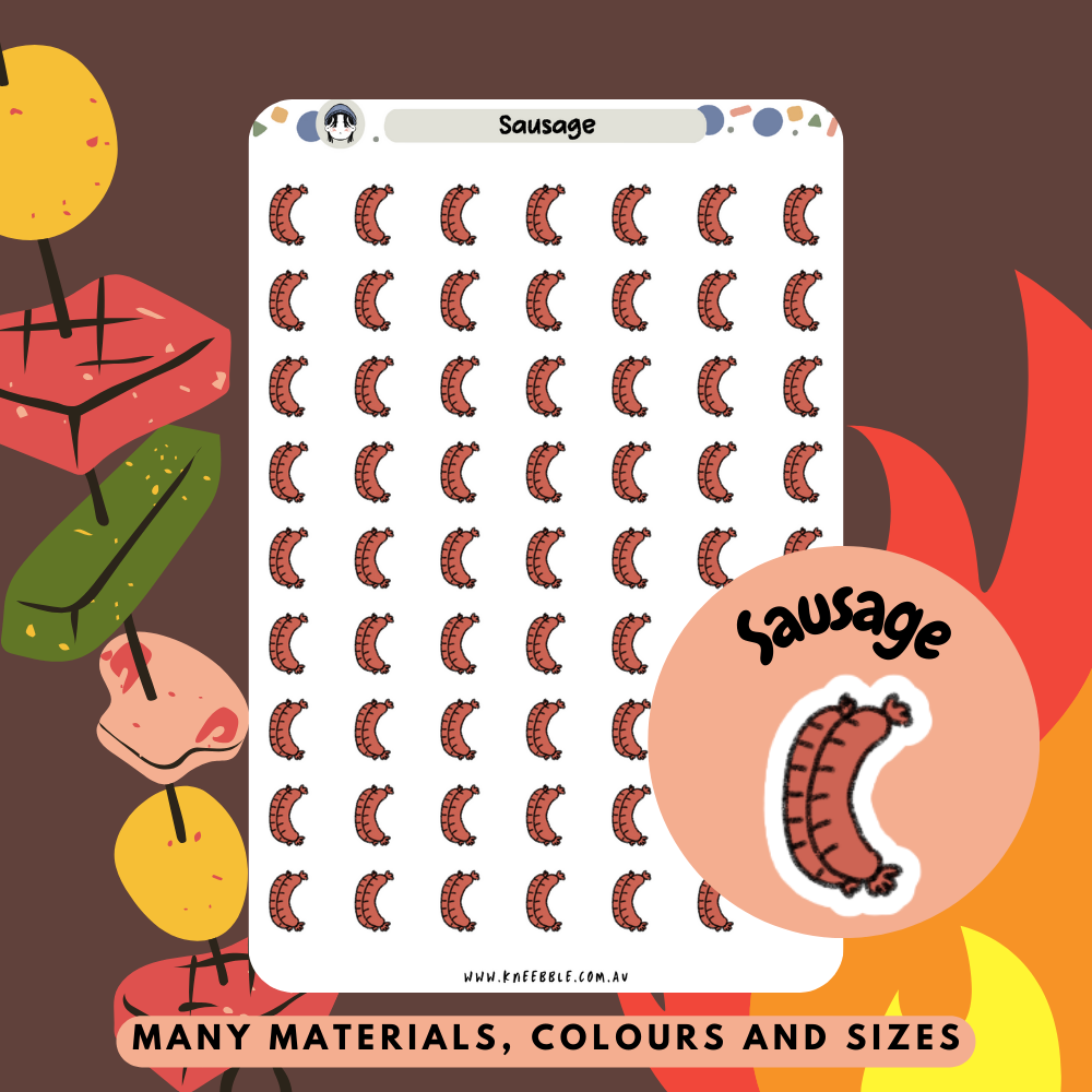 Sausage Planner Stickers