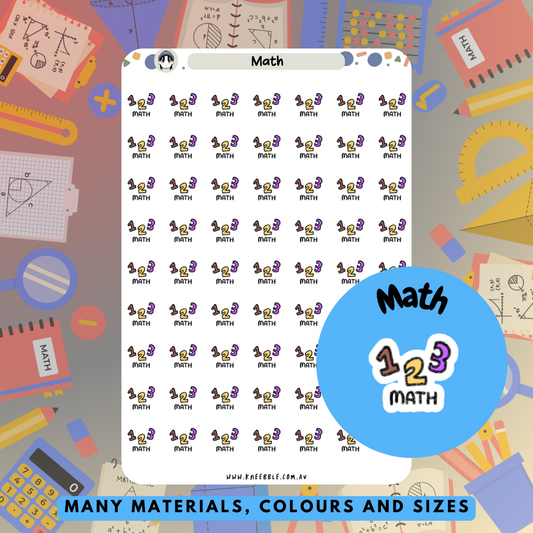 Math Planner Stickers