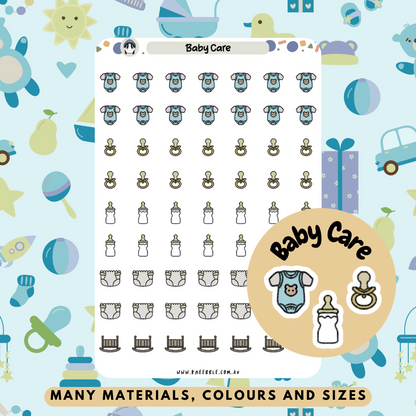 Baby Care Planner Stickers