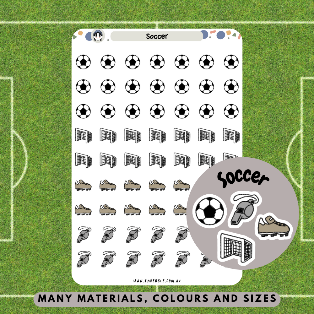 Soccer Planner Stickers