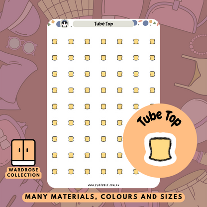 Tube Top Planner Stickers