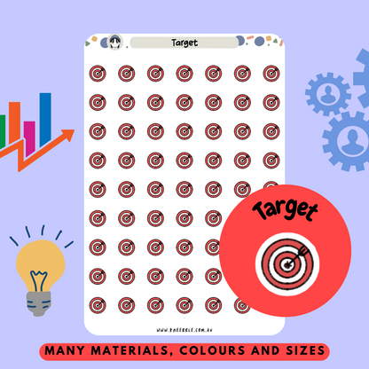 Circle Target Planner Stickers