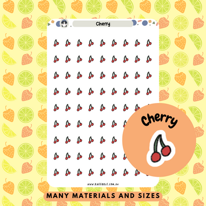 Cherry Planner Stickers - Kneebble