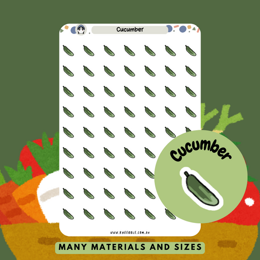 Cucumber Planner Stickers