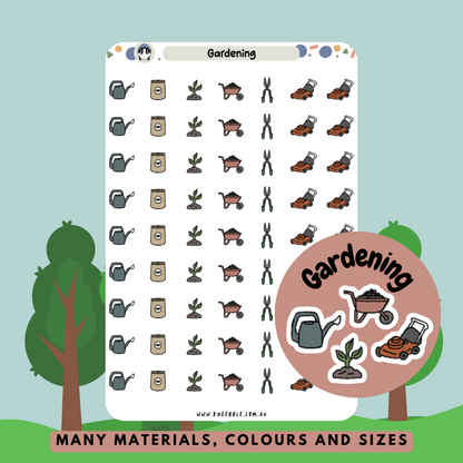 Gardening Planner Stickers