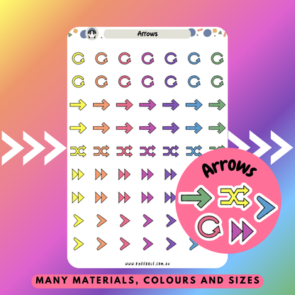 Arrow Planner Stickers