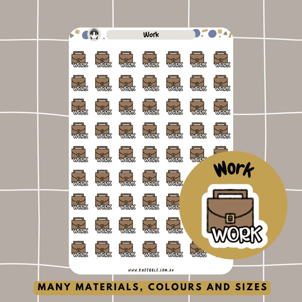 Work Day Office Planner Stickers – Kneebble